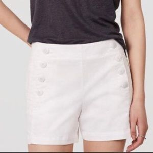 Loft Sailor Riviera Shorts White
